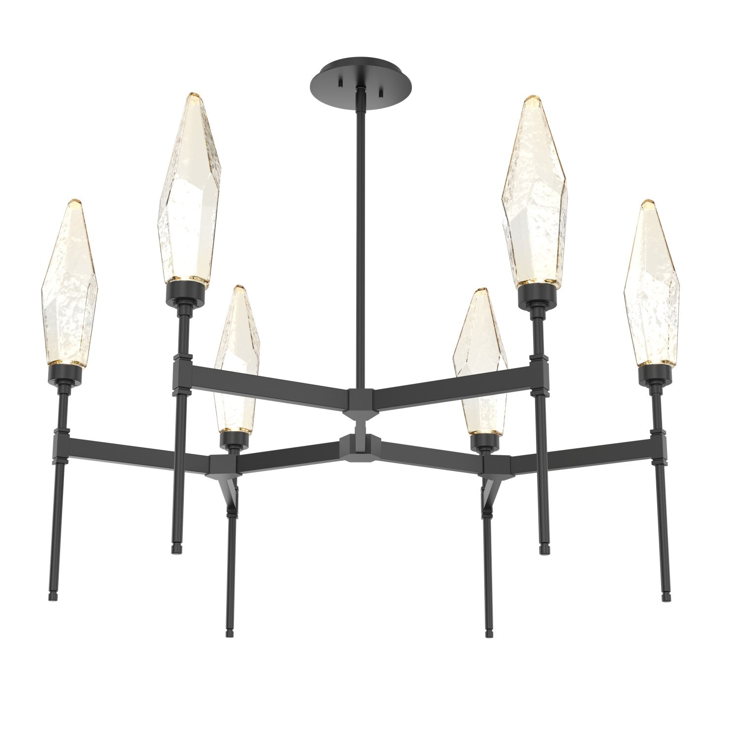 Hammerton Studio - CHB0050-37-MB-CA-001-L1 - LED Chandelier - Rock Crystal - Matte Black