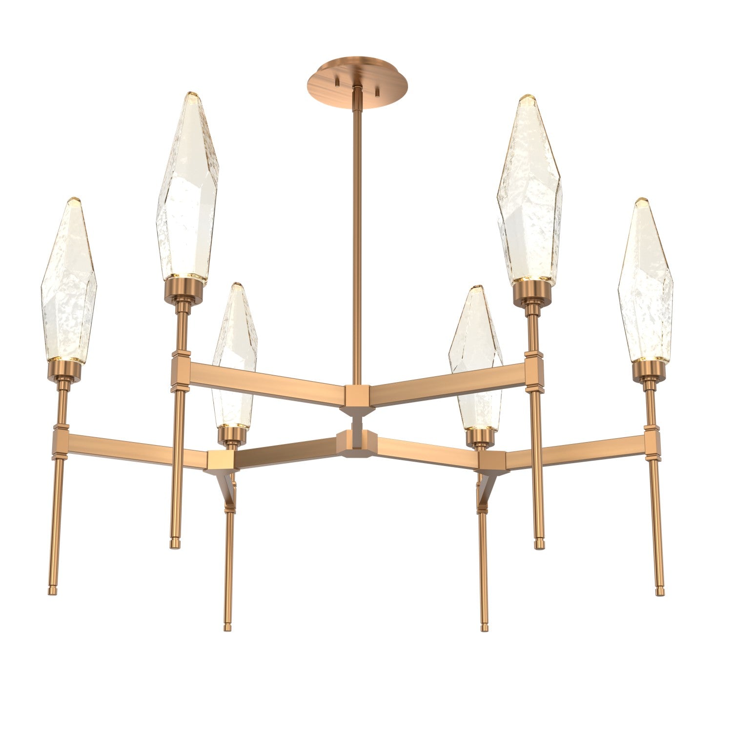 Hammerton Studio - CHB0050-37-RB-CA-001-L1 - LED Chandelier - Rock Crystal - Oil Rubbed Bronze