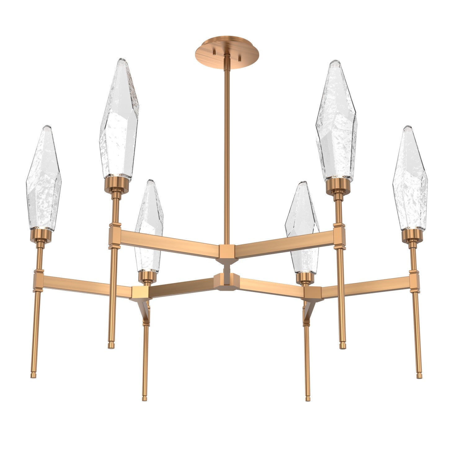 Hammerton Studio - CHB0050-37-RB-CC-001-L1 - LED Chandelier - Rock Crystal - Oil Rubbed Bronze