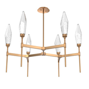 Hammerton Studio - CHB0050-37-RB-CC-001-L1 - LED Chandelier - Rock Crystal - Oil Rubbed Bronze