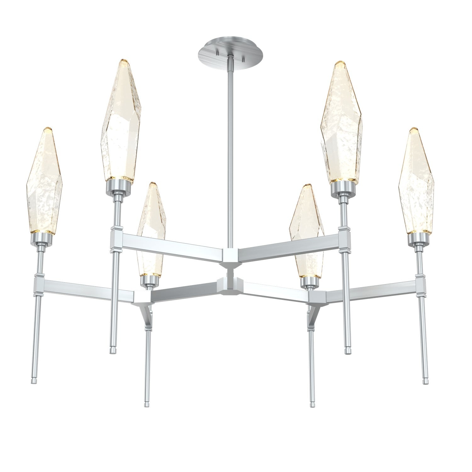 Hammerton Studio - CHB0050-37-SN-CA-001-L1 - LED Chandelier - Rock Crystal - Satin Nickel