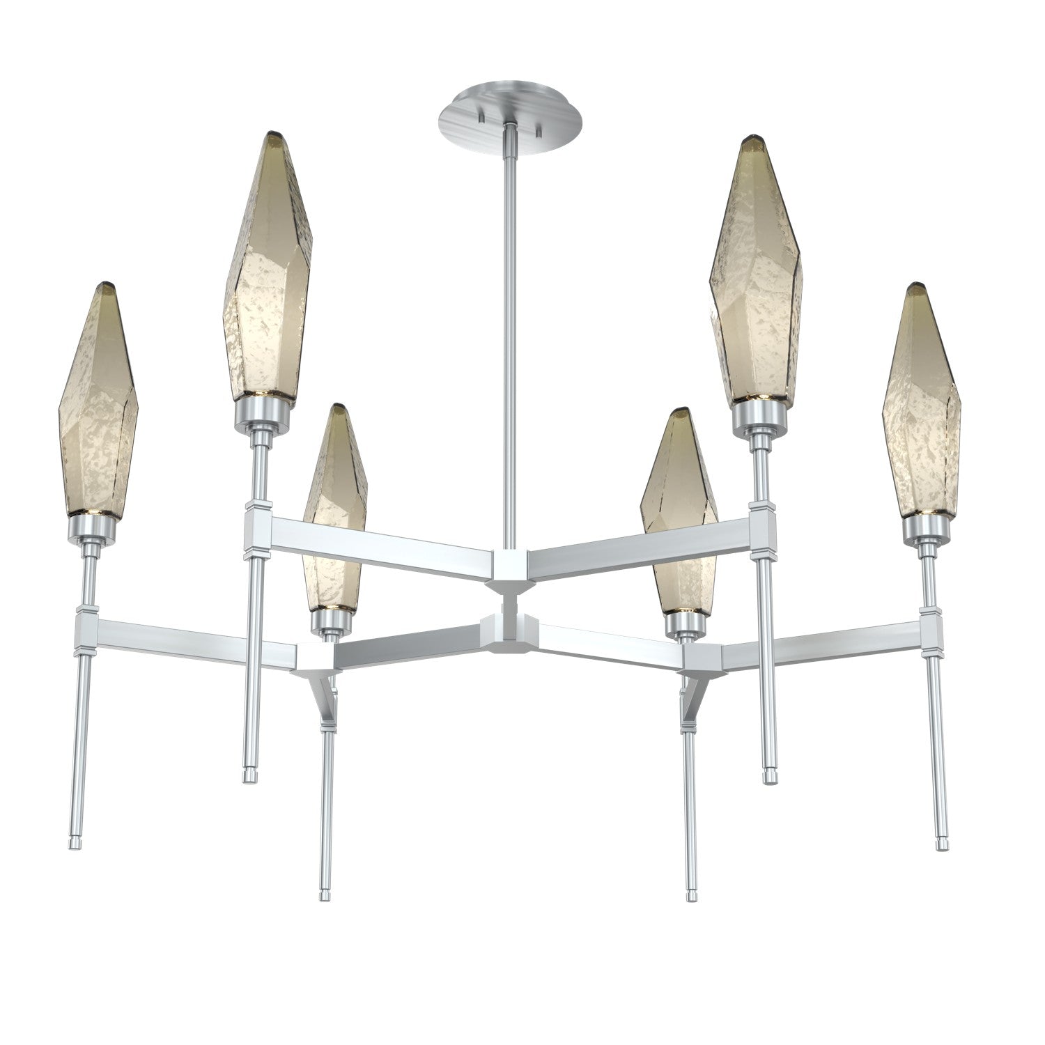 Hammerton Studio - CHB0050-37-SN-CB-001-L1 - LED Chandelier - Rock Crystal - Satin Nickel