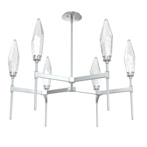 Hammerton Studio - CHB0050-37-SN-CC-001-L3 - LED Chandelier - Rock Crystal - Satin Nickel