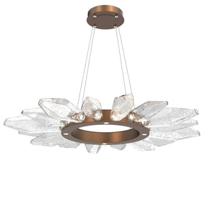 Hammerton Studio - CHB0050-42-BB-CC-CA1-L1 - LED Chandelier - Rock Crystal - Burnished Bronze