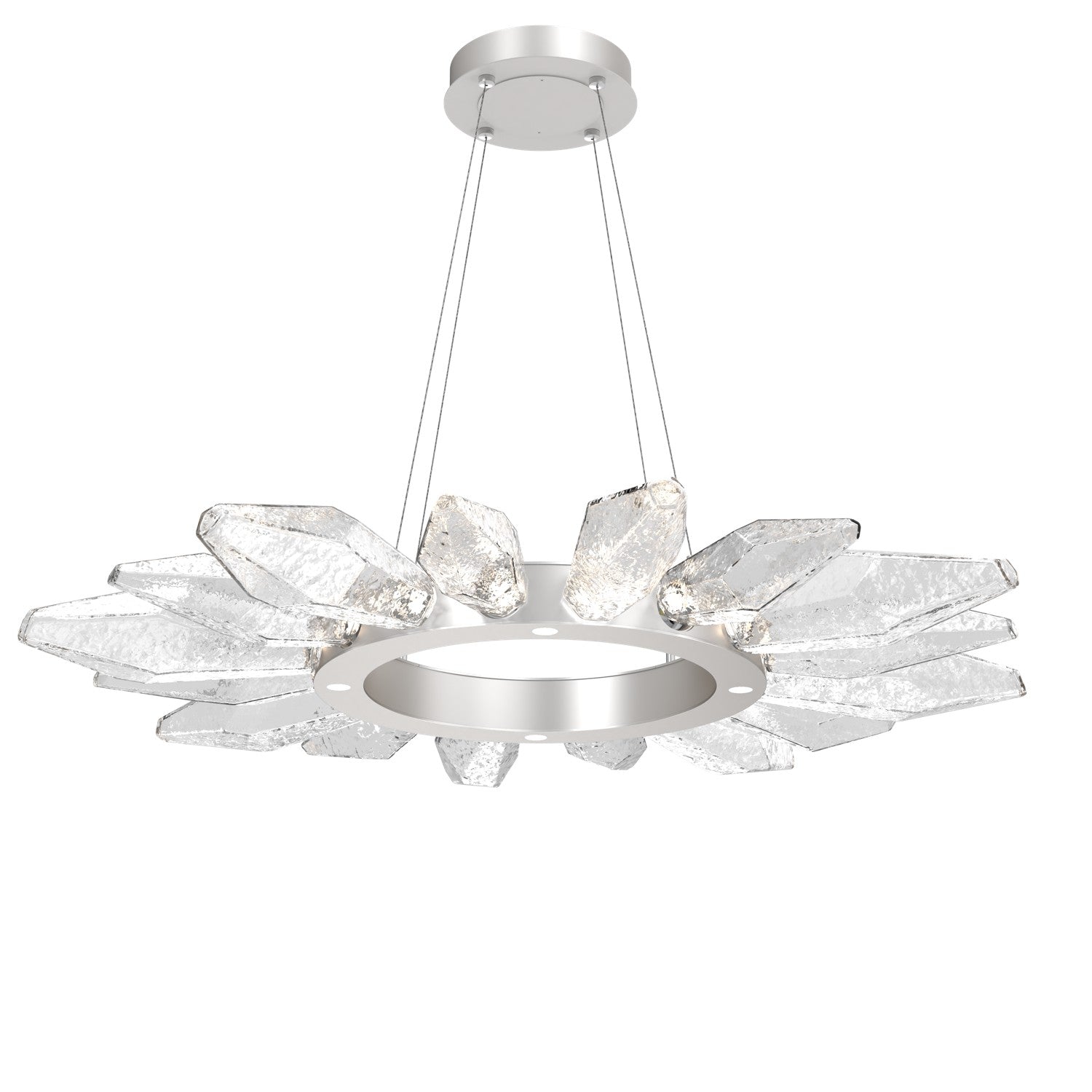 Hammerton Studio - CHB0050-42-BS-CC-CA1-L1 - LED Chandelier - Rock Crystal - Beige Silver