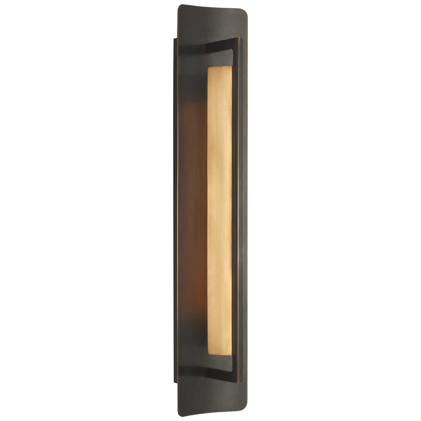 Visual Comfort Signature - IKF 2140BZ/HAB - LED Wall Sconce - Tristan - Bronze and Hand-Rubbed Antique Brass