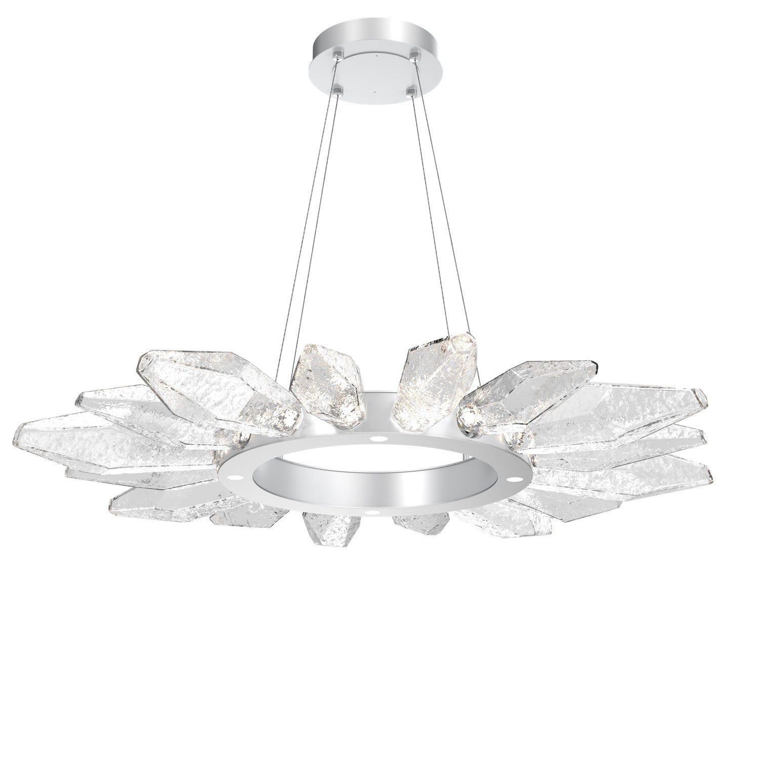 Hammerton Studio - CHB0050-42-CS-CC-CA1-L1 - LED Chandelier - Rock Crystal - Classic Silver