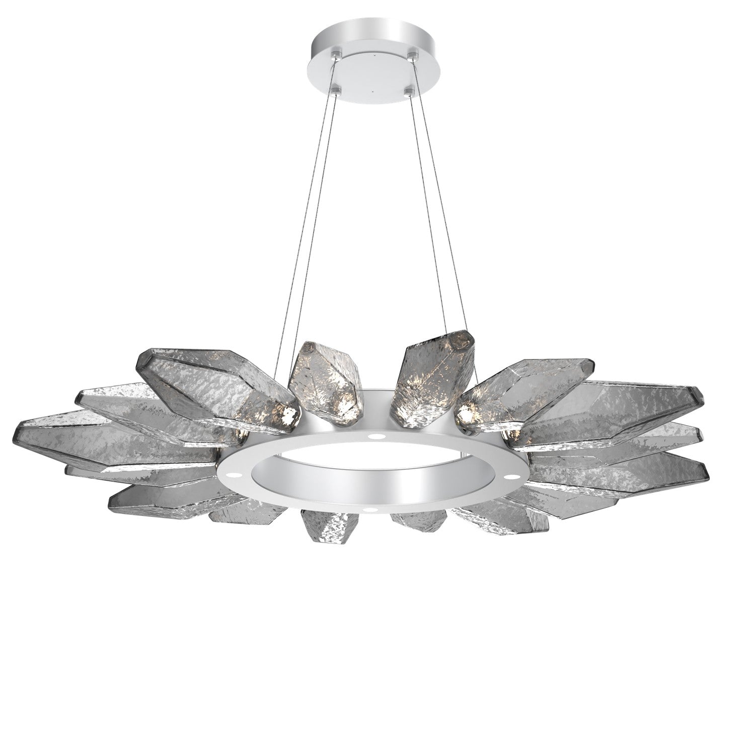 Hammerton Studio - CHB0050-42-CS-CS-CA1-L1 - LED Chandelier - Rock Crystal - Classic Silver