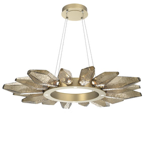 Hammerton Studio - CHB0050-42-GB-CB-CA1-L1 - LED Chandelier - Rock Crystal - Gilded Brass