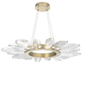 Hammerton Studio - CHB0050-42-GB-CC-CA1-L1 - LED Chandelier - Rock Crystal - Gilded Brass