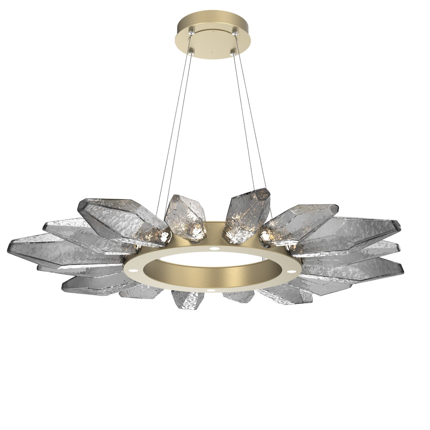 Hammerton Studio - CHB0050-42-GB-CS-CA1-L3 - LED Chandelier - Rock Crystal - Gilded Brass