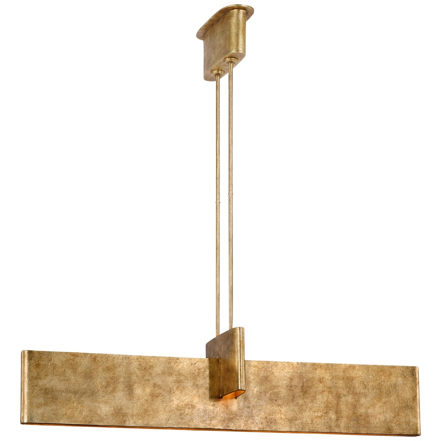 Visual Comfort Signature - KW 5448MGD - LED Linear Pendant - Lotura - Museum Gild