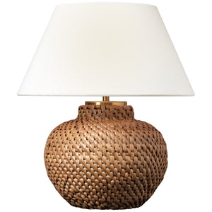 Visual Comfort Signature - MF 3004NRT-L-CL - LED Accent Lamp - Avedon - Natural Rattan