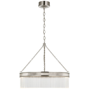 Visual Comfort Signature - MF 5170PN-CG - LED Chandelier - Menil - Polished Nickel