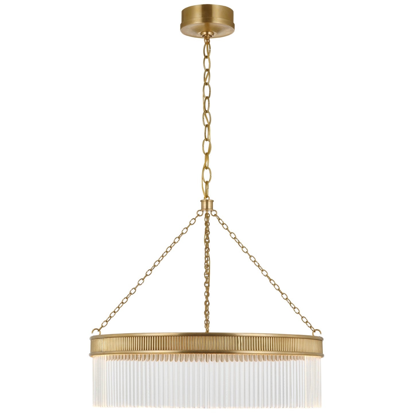 Visual Comfort Signature - MF 5170SB-CG - LED Chandelier - Menil - Soft Brass