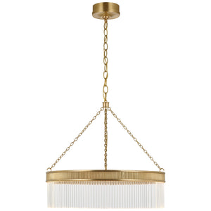 Visual Comfort Signature - MF 5170SB-CG - LED Chandelier - Menil - Soft Brass