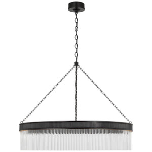 Visual Comfort Signature - MF 5175BZ-CG - LED Chandelier - Menil - Bronze