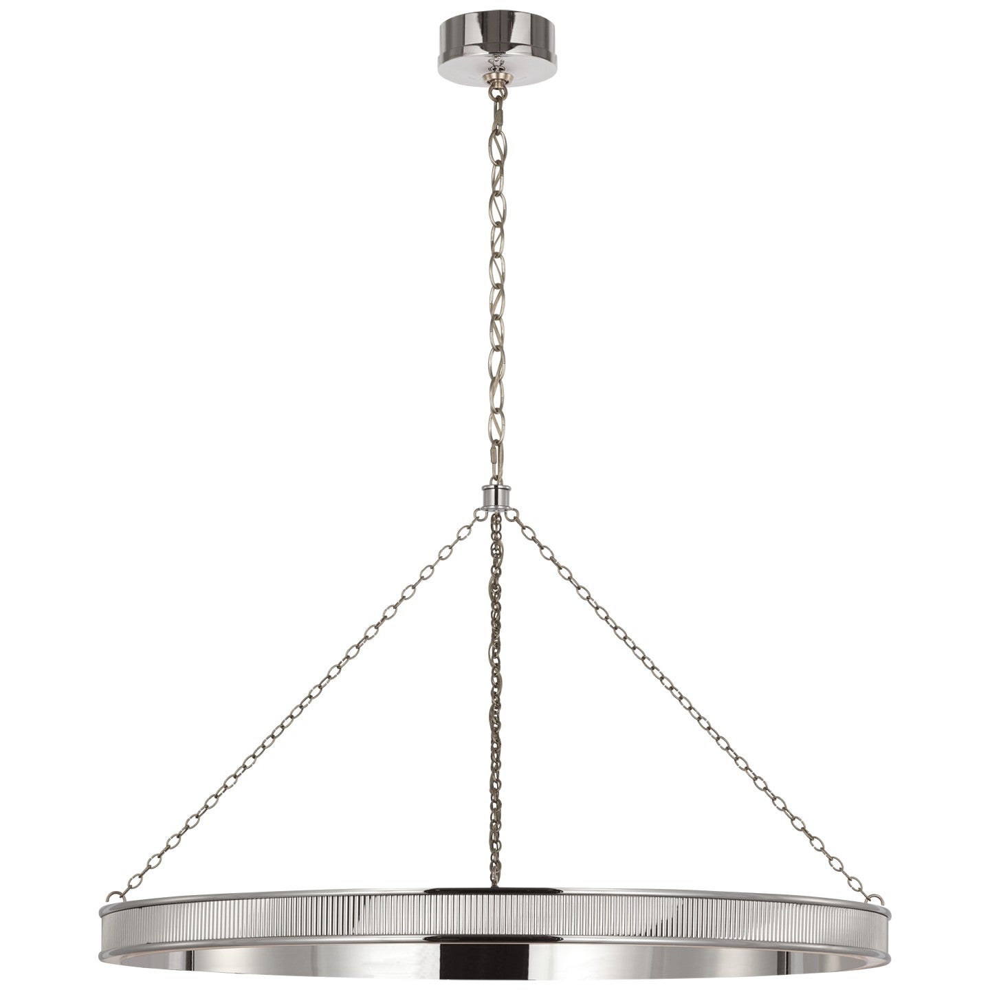 Visual Comfort Signature - MF 5178PN - LED Chandelier - Menil - Polished Nickel