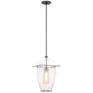 Visual Comfort Signature - RB 5092BZ-CG - LED Lantern - Ovalle - Bronze