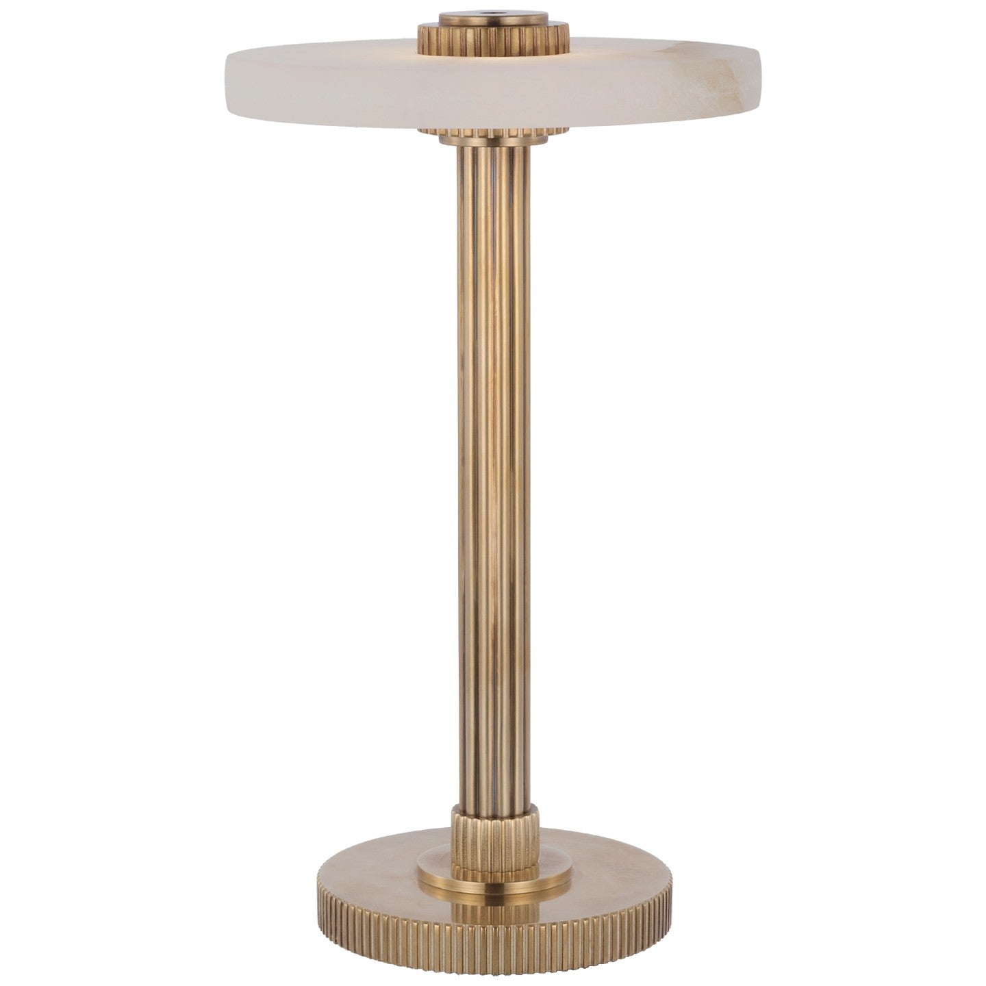 Visual Comfort Signature - S 3150HAB/ALB - LED Accent Lamp - Aran - Hand-Rubbed Antique Brass and Alabaster
