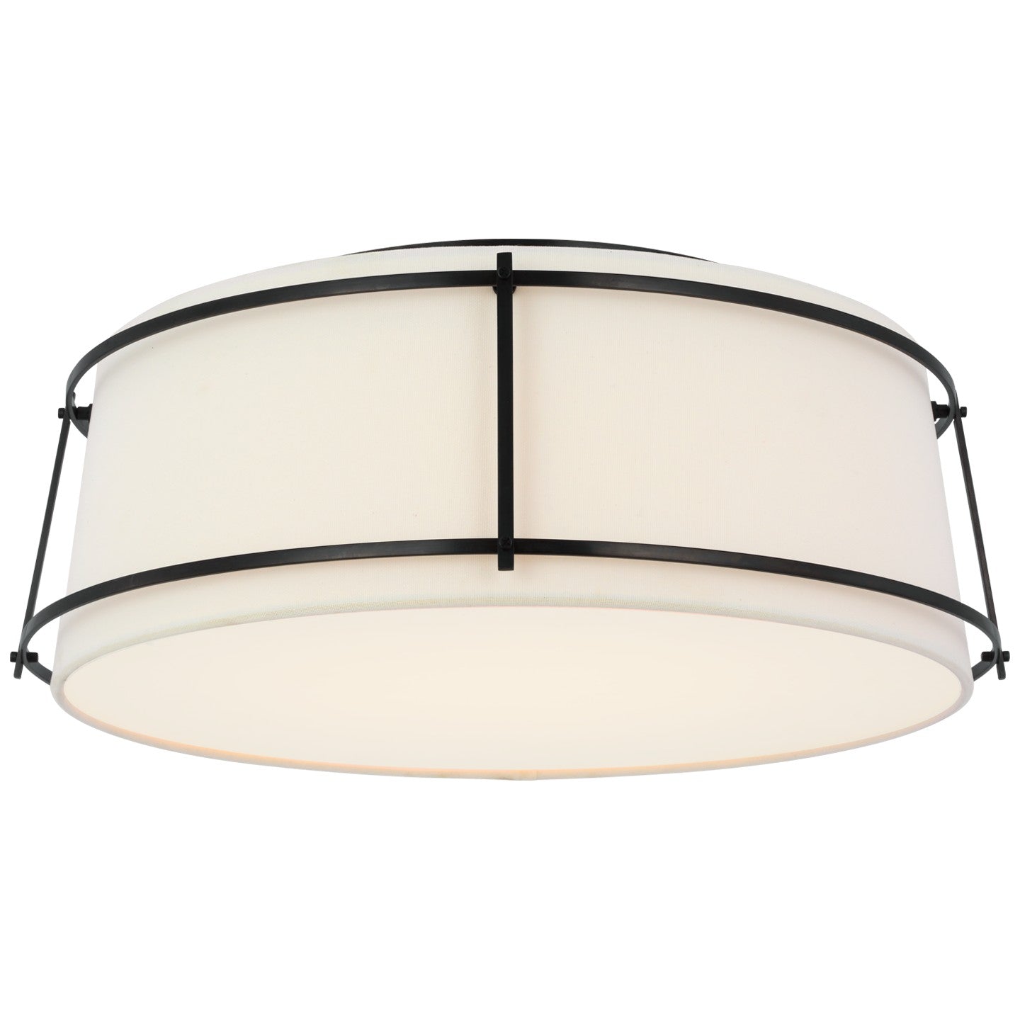 Visual Comfort Signature - S 4687BZ-L/FA - LED Flush Mount - Callaway - Bronze