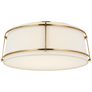 Visual Comfort Signature - S 4687HAB-L/FA - LED Flush Mount - Callaway - Hand-Rubbed Antique Brass