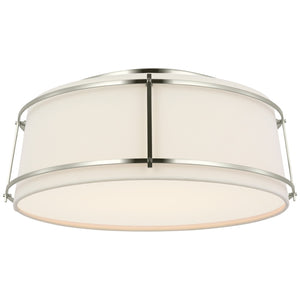 Visual Comfort Signature - S 4687PN-L/FA - LED Flush Mount - Callaway - Polished Nickel