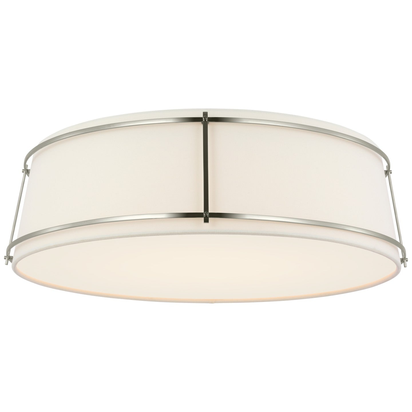 Visual Comfort Signature - S 4688PN-L/FA - LED Flush Mount - Callaway - Polished Nickel