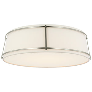 Visual Comfort Signature - S 4688PN-L/FA - LED Flush Mount - Callaway - Polished Nickel