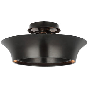 Visual Comfort Signature - TOB 4520AI - LED Semi-Flush Mount - Garland - Aged Iron