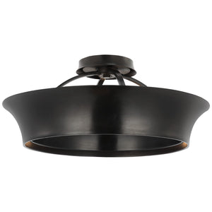 Visual Comfort Signature - TOB 4521AI - LED Semi-Flush Mount - Garland - Aged Iron