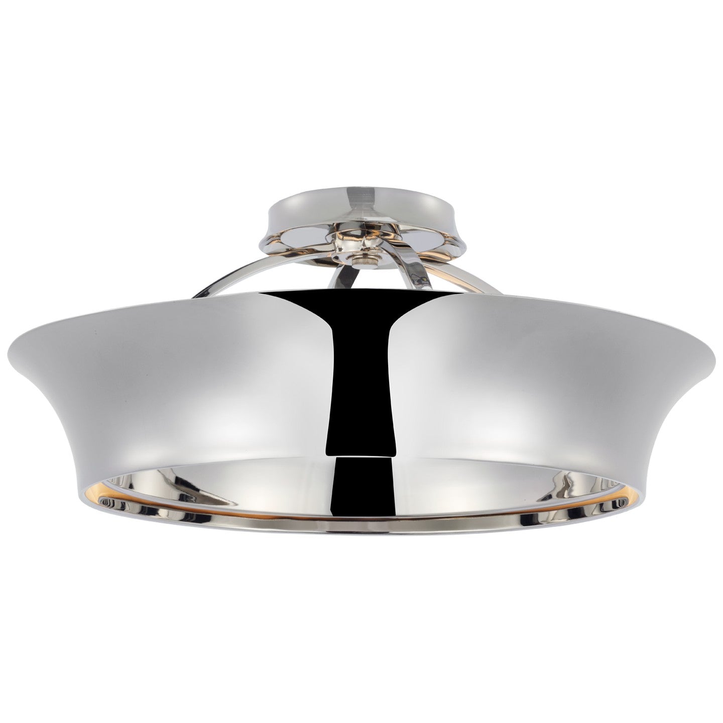 Visual Comfort Signature - TOB 4521PN - LED Semi-Flush Mount - Garland - Polished Nickel