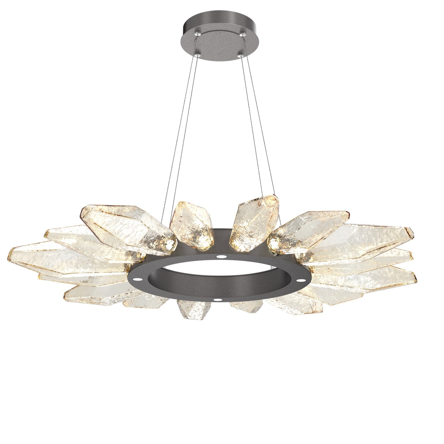 Hammerton Studio - CHB0050-42-GP-CA-CA1-L1 - LED Chandelier - Rock Crystal - Graphite