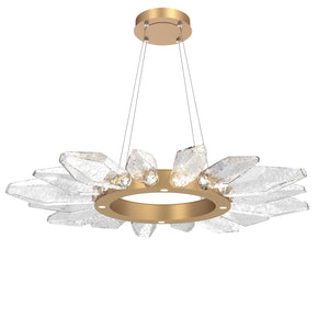 Hammerton Studio - CHB0050-42-NB-CC-CA1-L1 - LED Chandelier - Rock Crystal - Novel Brass