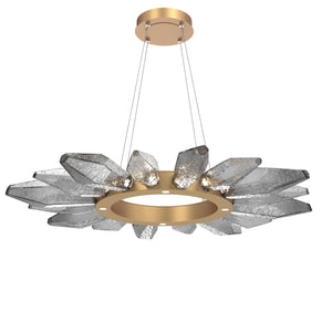 Hammerton Studio - CHB0050-42-NB-CS-CA1-L1 - LED Chandelier - Rock Crystal - Novel Brass