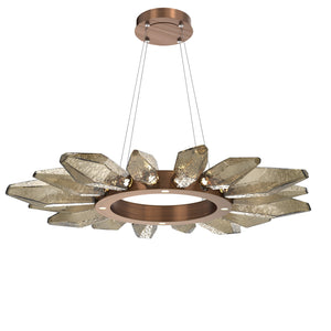 Hammerton Studio - CHB0050-42-RB-CB-CA1-L1 - LED Chandelier - Rock Crystal - Oil Rubbed Bronze