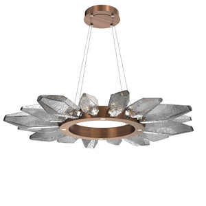 Hammerton Studio - CHB0050-42-RB-CS-CA1-L1 - LED Chandelier - Rock Crystal - Oil Rubbed Bronze