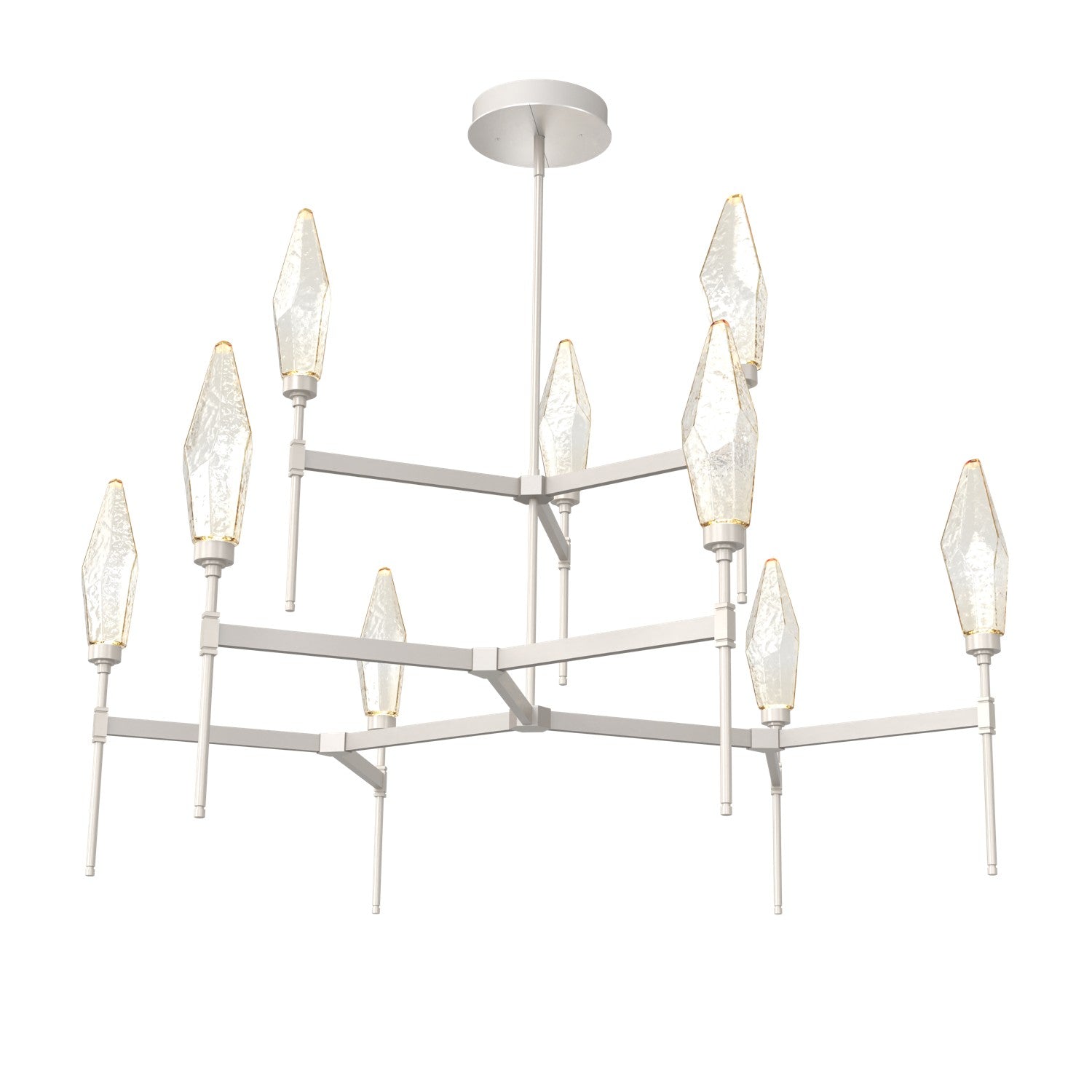 Hammerton Studio - CHB0050-54-BS-CA-001-L1 - LED Chandelier - Rock Crystal - Beige Silver