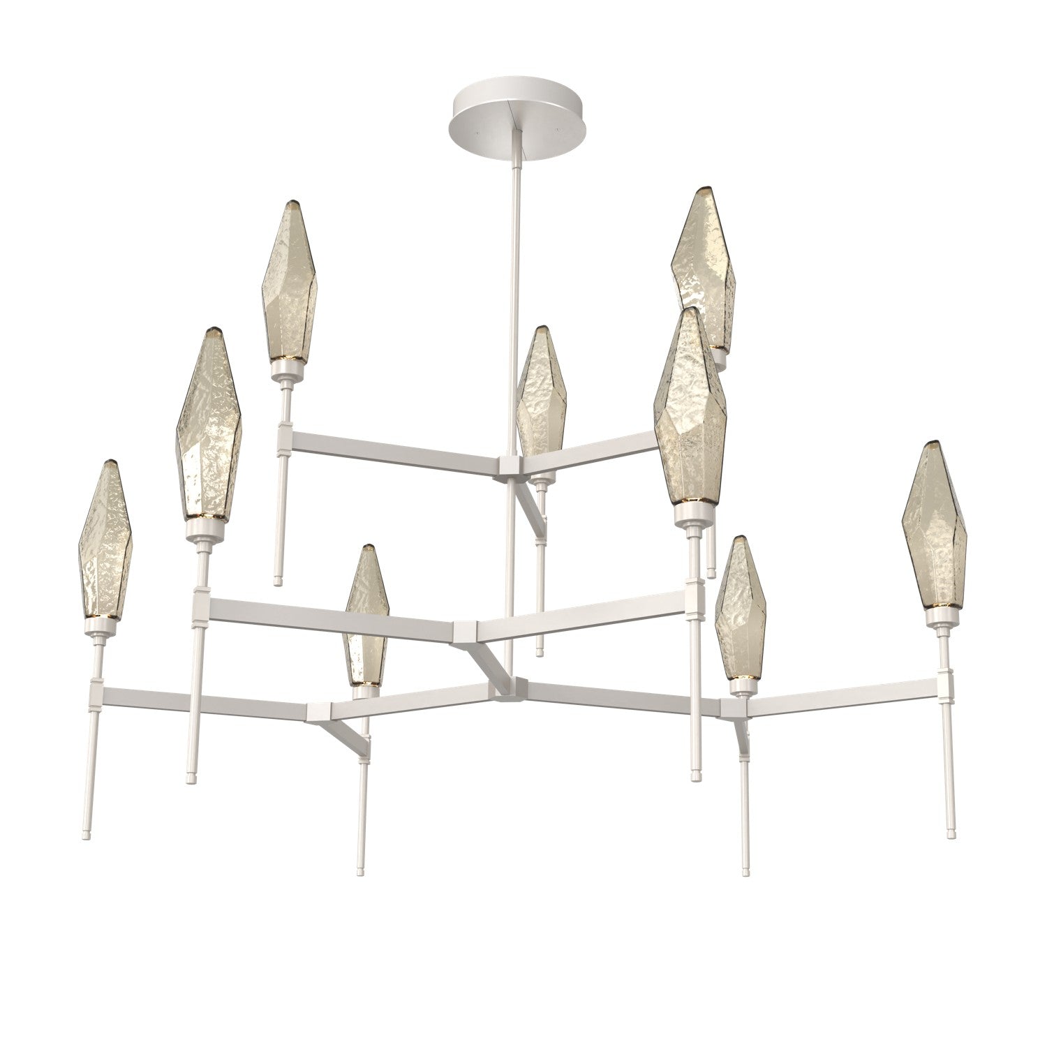 Hammerton Studio - CHB0050-54-BS-CB-001-L3 - LED Chandelier - Rock Crystal - Beige Silver