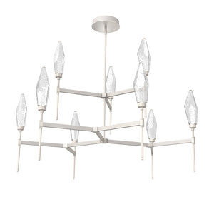 Hammerton Studio - CHB0050-54-BS-CC-001-L1 - LED Chandelier - Rock Crystal - Beige Silver