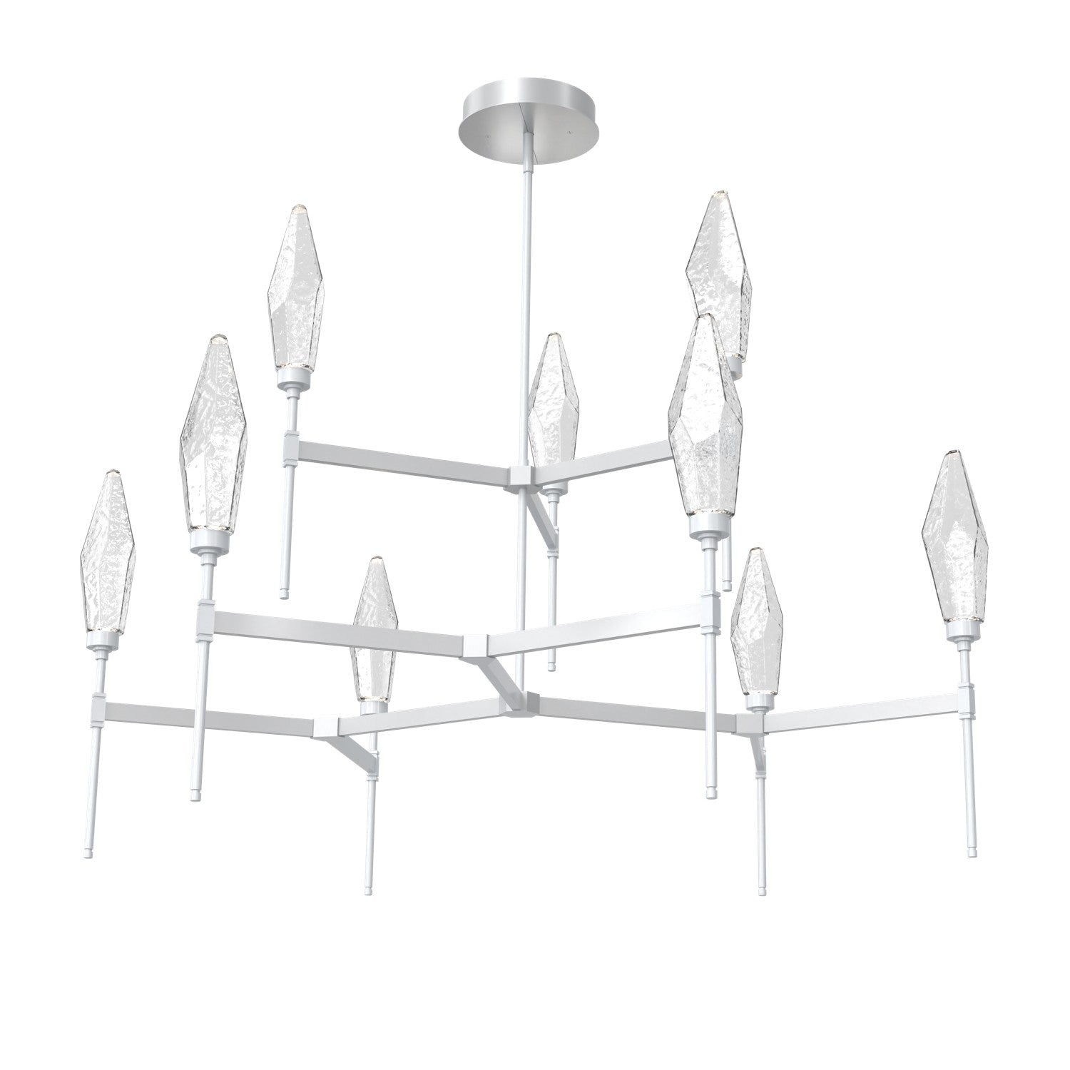 Hammerton Studio - CHB0050-54-CS-CC-001-L1 - LED Chandelier - Rock Crystal - Classic Silver