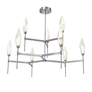 Hammerton Studio - CHB0050-54-GM-CA-001-L1 - LED Chandelier - Rock Crystal - Gunmetal