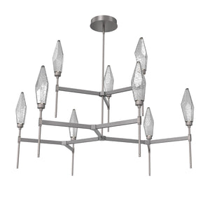 Hammerton Studio - CHB0050-54-GP-CS-001-L3 - LED Chandelier - Rock Crystal - Graphite