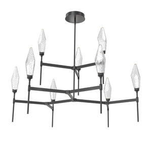 Hammerton Studio - CHB0050-54-MB-CC-001-L1 - LED Chandelier - Rock Crystal - Matte Black