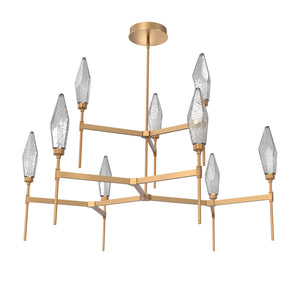 Hammerton Studio - CHB0050-54-NB-CS-001-L1 - LED Chandelier - Rock Crystal - Novel Brass