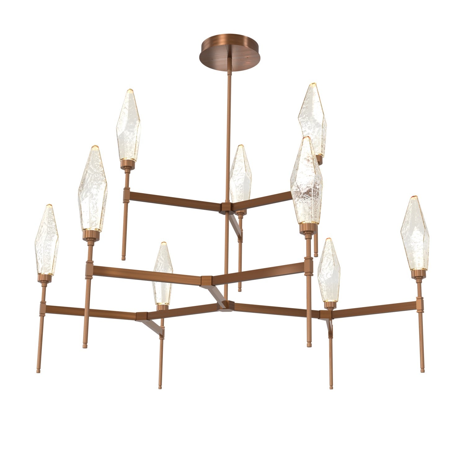 Hammerton Studio - CHB0050-54-RB-CA-001-L1 - LED Chandelier - Rock Crystal - Oil Rubbed Bronze