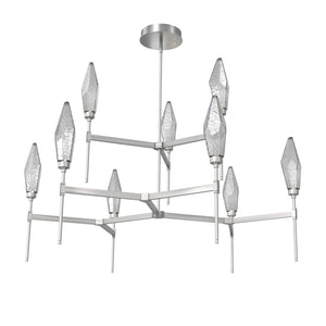 Hammerton Studio - CHB0050-54-SN-CS-001-L1 - LED Chandelier - Rock Crystal - Satin Nickel