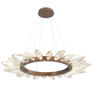 Hammerton Studio - CHB0050-56-BB-CA-CA1-L1 - LED Chandelier - Rock Crystal - Burnished Bronze