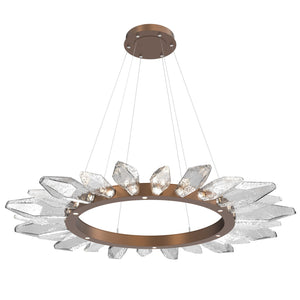 Hammerton Studio - CHB0050-56-BB-CC-CA1-L1 - LED Chandelier - Rock Crystal - Burnished Bronze