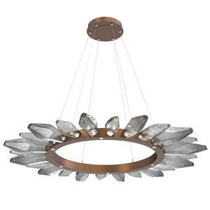 Hammerton Studio - CHB0050-56-BB-CS-CA1-L1 - LED Chandelier - Rock Crystal - Burnished Bronze